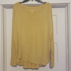 Mustard yellow top